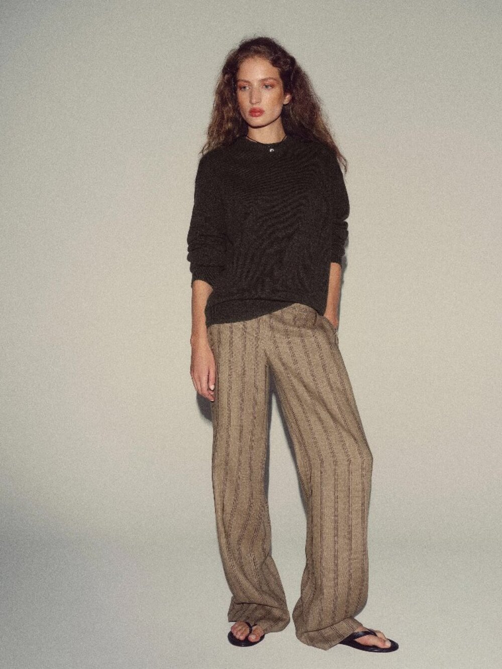 Reformation Gisele Low Rise Linen Pant Natural - Size 6